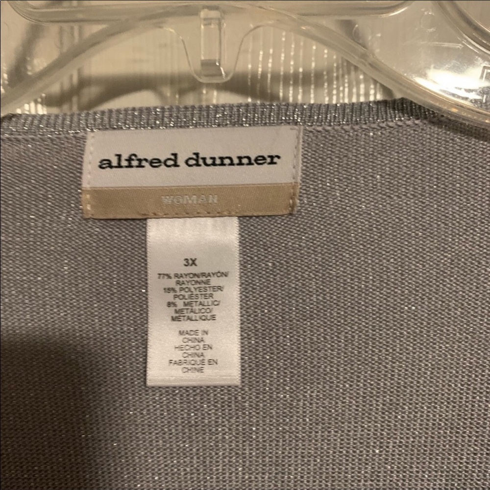 Alfred Dunner size 3x silver